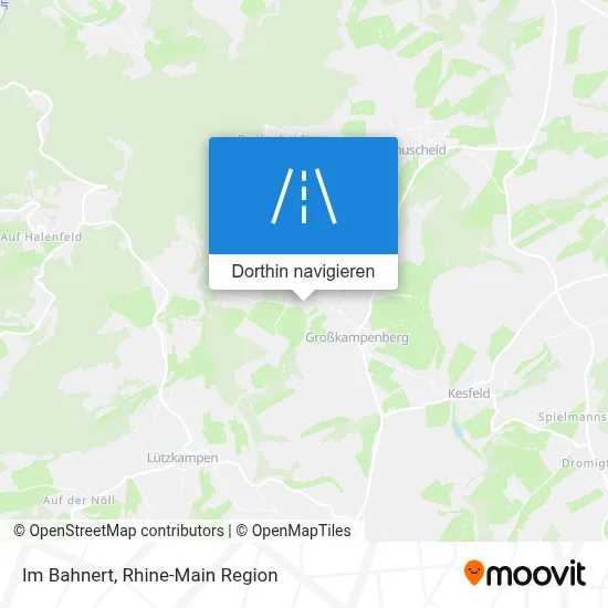 Im Bahnert Karte