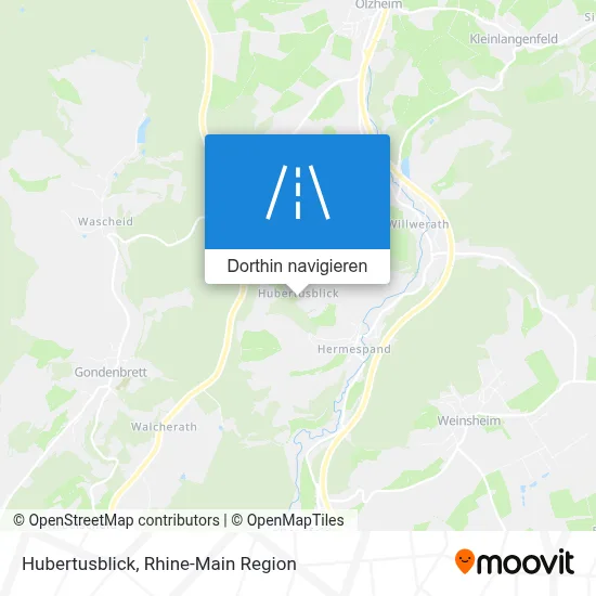 Hubertusblick Karte