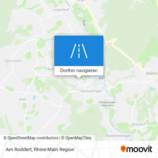 Am Roddert Karte
