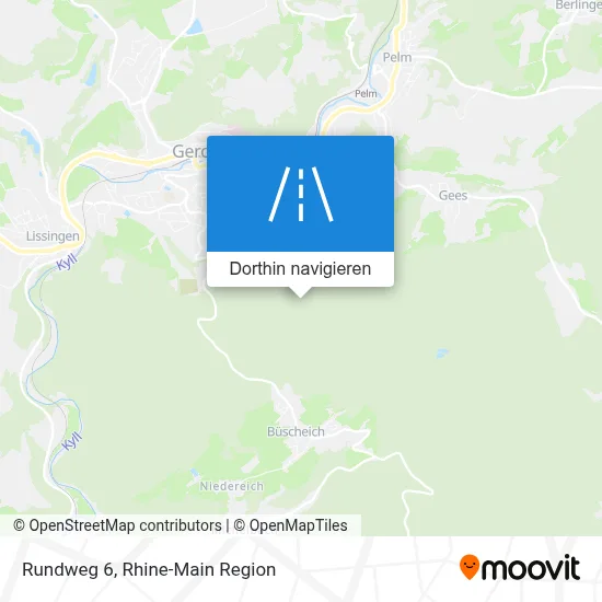 Rundweg 6 Karte