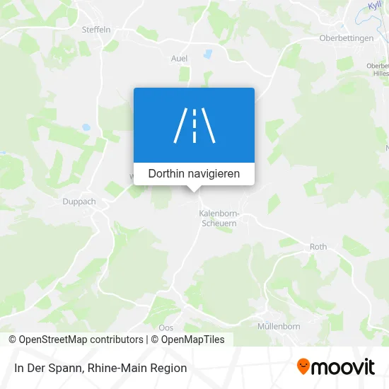 In Der Spann Karte
