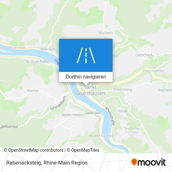 Rabenacksteig Karte