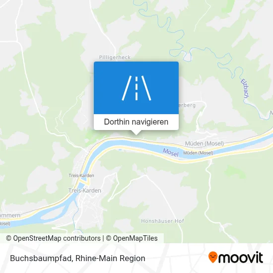 Buchsbaumpfad Karte