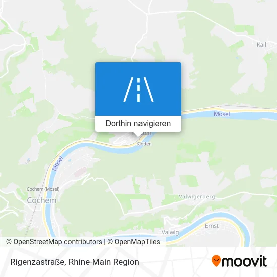 Rigenzastraße Karte