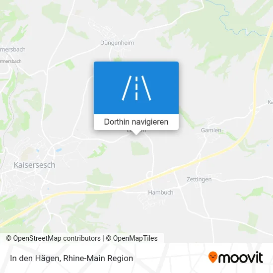 In den Hägen Karte