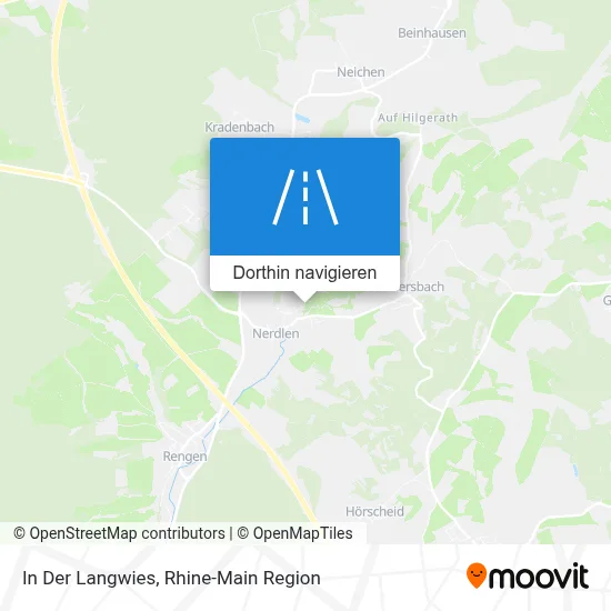 In Der Langwies Karte
