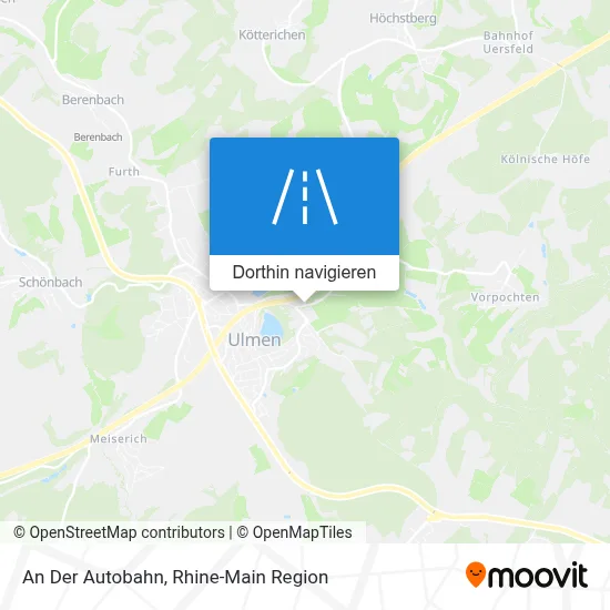 An Der Autobahn Karte