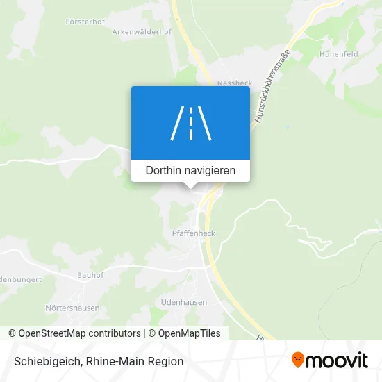 Schiebigeich Karte