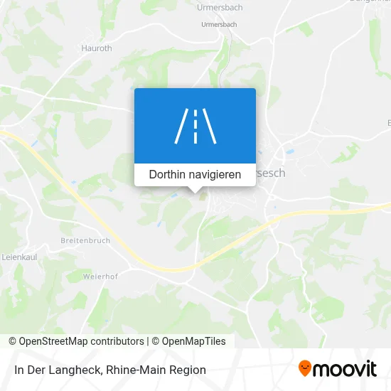 In Der Langheck Karte
