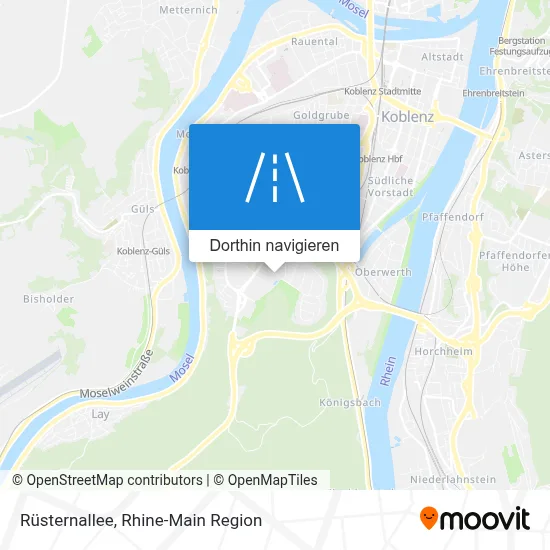 Rüsternallee Karte