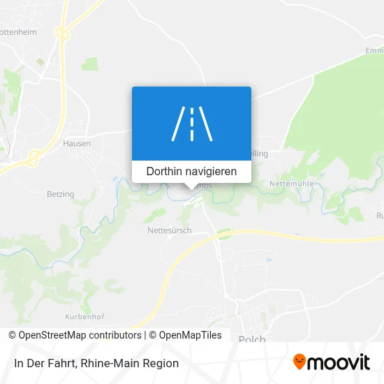 In Der Fahrt Karte