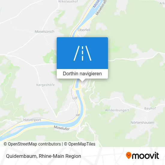 Quidembaum Karte