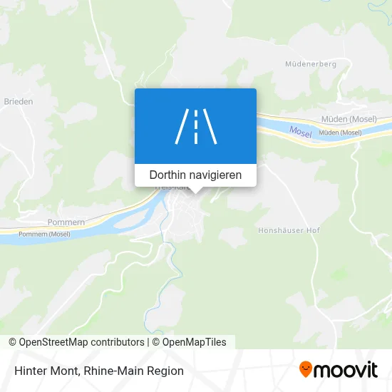 Hinter Mont Karte