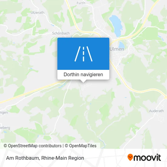 Am Rothbaum Karte