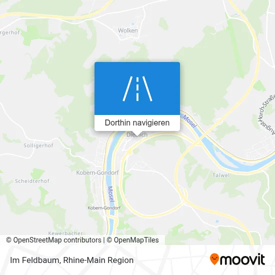 Im Feldbaum Karte