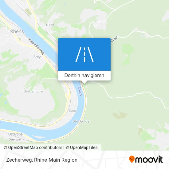 Zecherweg Karte