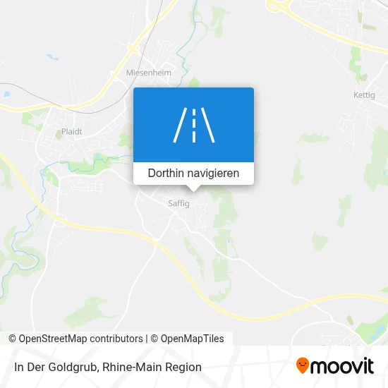 In Der Goldgrub Karte