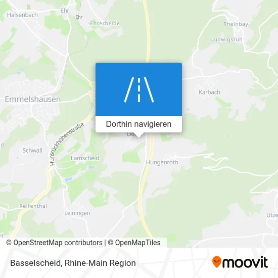 Basselscheid Karte