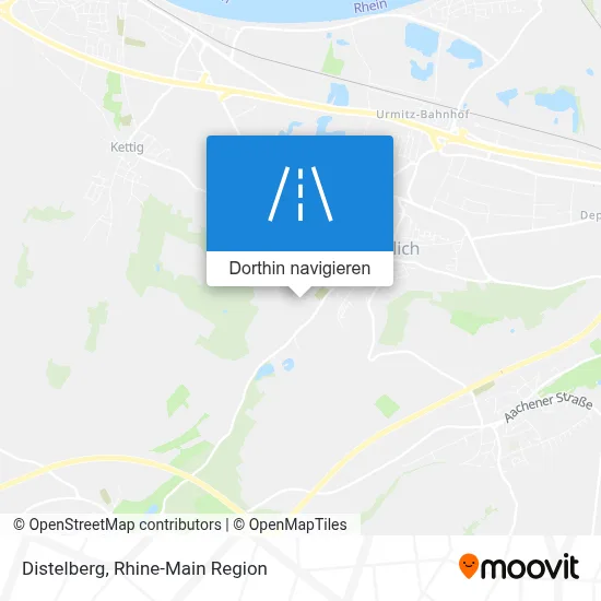 Distelberg Karte