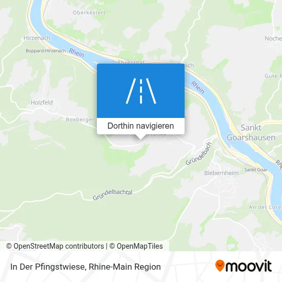 In Der Pfingstwiese Karte