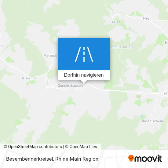 Besembennerkreisel Karte