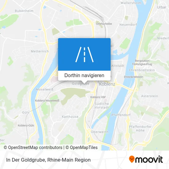 In Der Goldgrube Karte