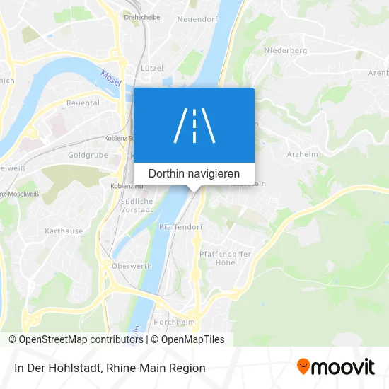 In Der Hohlstadt Karte