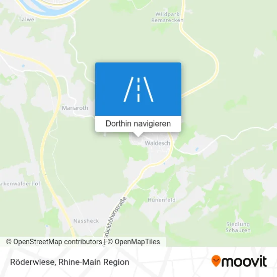 Röderwiese Karte