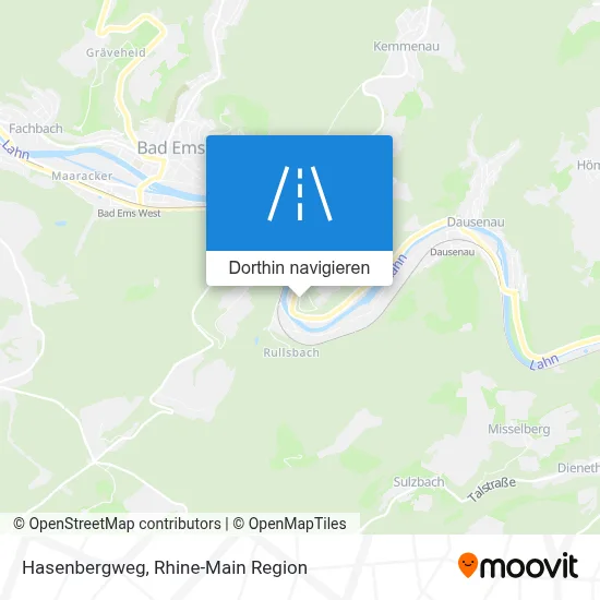 Hasenbergweg Karte