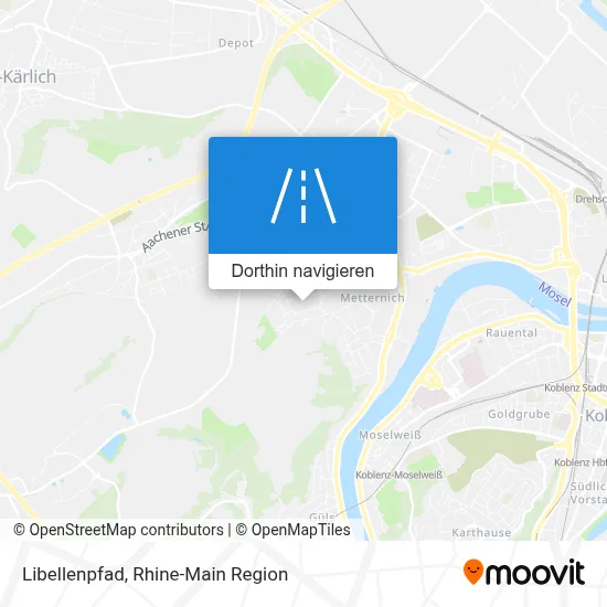 Libellenpfad Karte