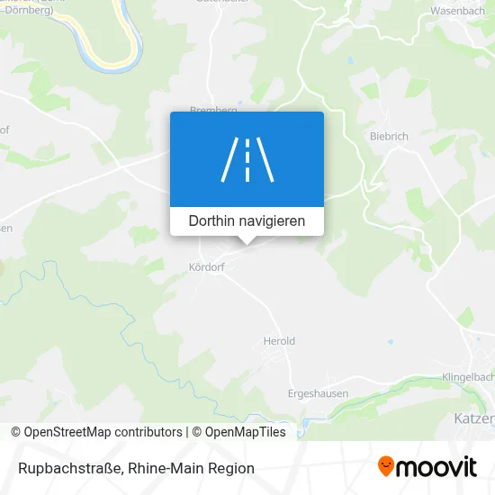 Rupbachstraße Karte