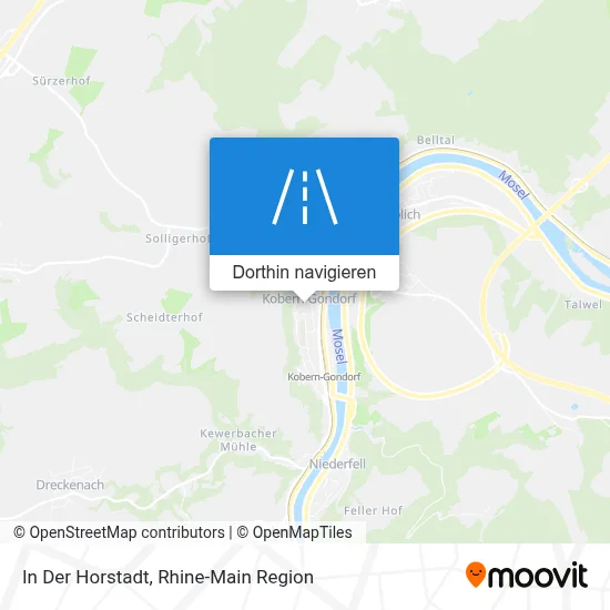 In Der Horstadt Karte