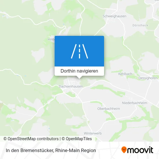 In den Bremenstücker Karte