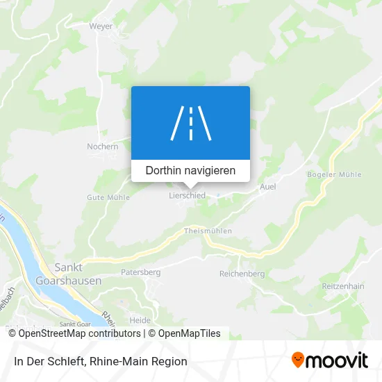 In Der Schleft Karte