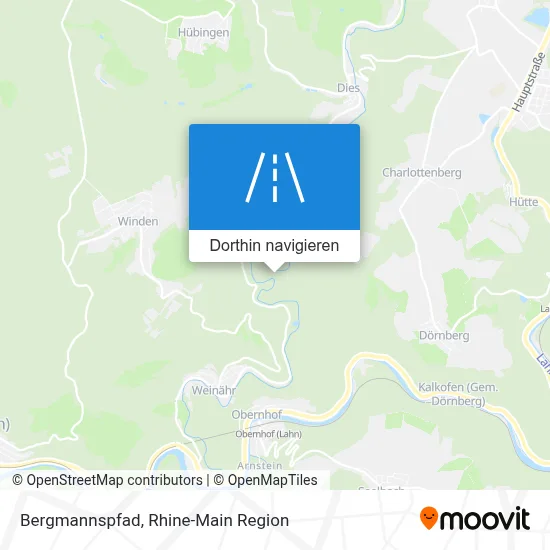 Bergmannspfad Karte