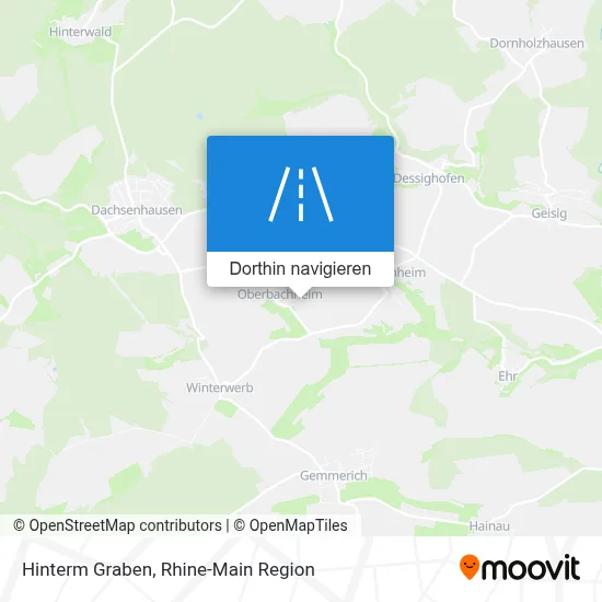 Hinterm Graben Karte