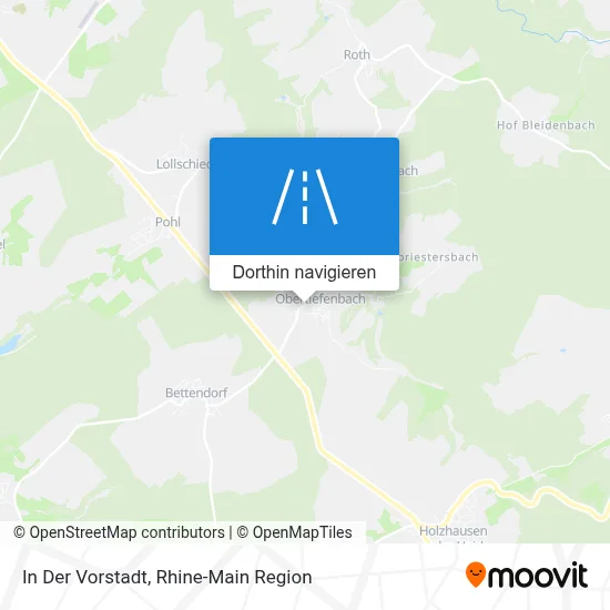 In Der Vorstadt Karte
