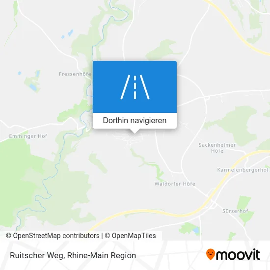 Ruitscher Weg Karte
