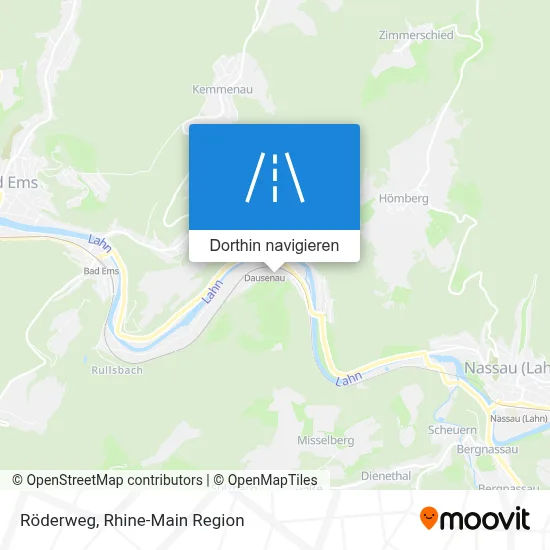 Röderweg Karte