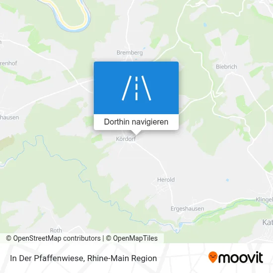 In Der Pfaffenwiese Karte