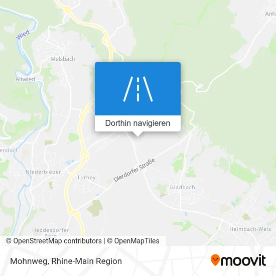 Mohnweg Karte