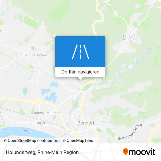 Holunderweg Karte