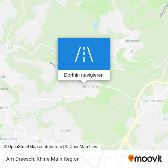 Am Dreesch Karte