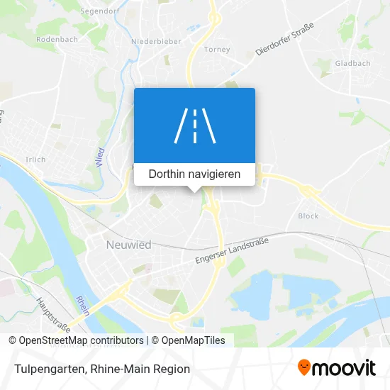 Tulpengarten Karte
