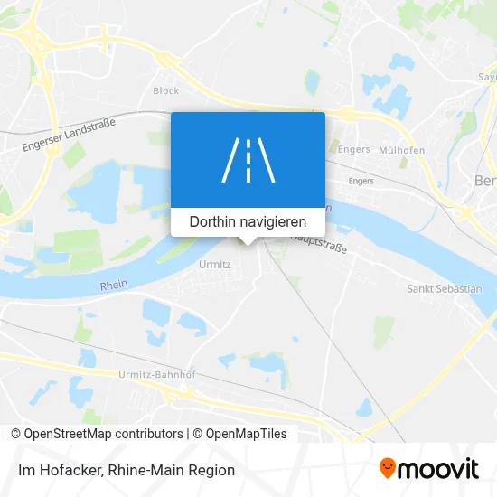 Im Hofacker Karte