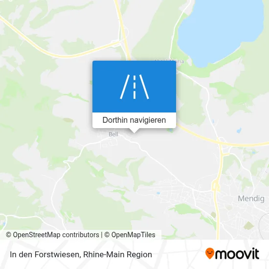 In den Forstwiesen Karte