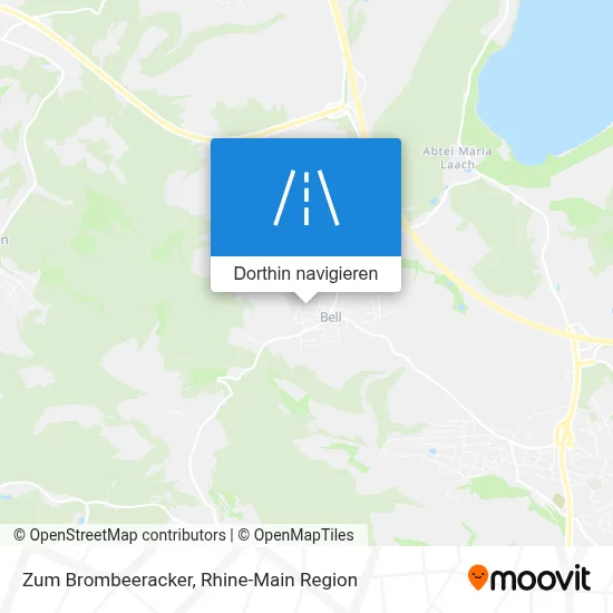Zum Brombeeracker Karte