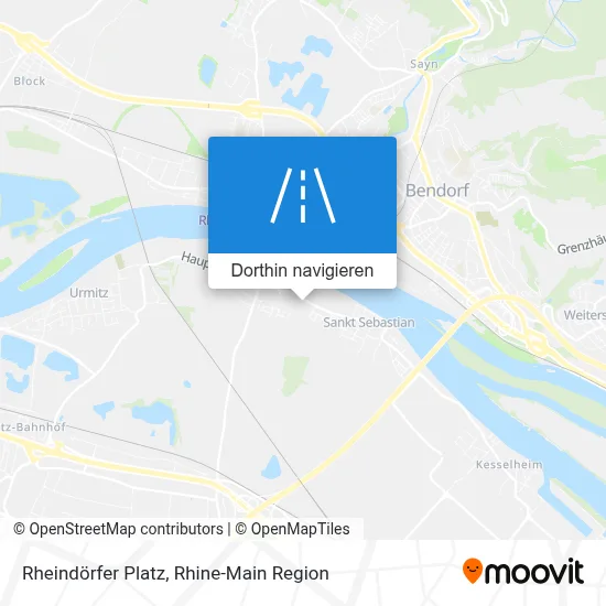 Rheindörfer Platz Karte