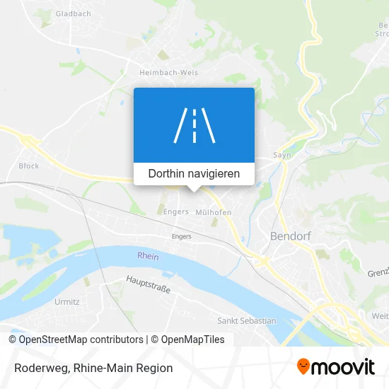 Roderweg Karte