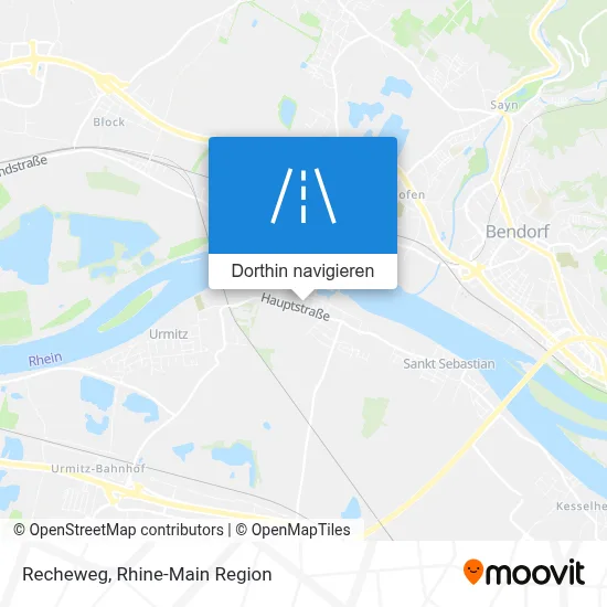 Recheweg Karte